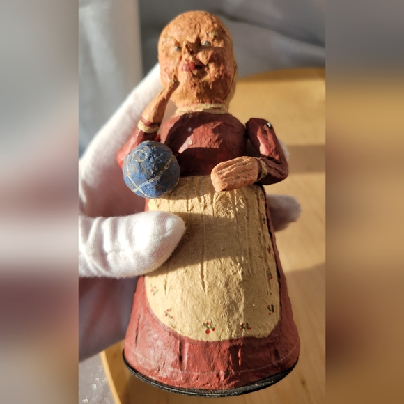 HTF Dept 56 Poliwoggs Christmas Folk Art Collection MRS CLAUS Holiday - Picture 8 of 10